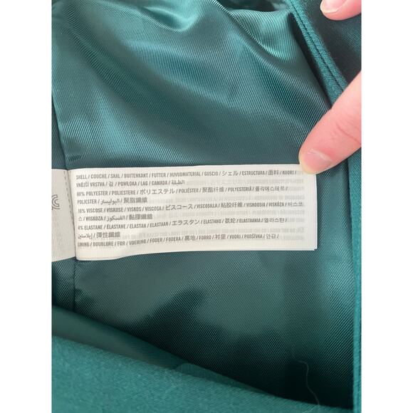 Abercrombie & Fitch A&F Single Breasted Blazer Teal Green Size Large - Picture 4 of 5